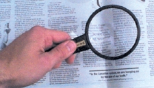 Round Reading Glass